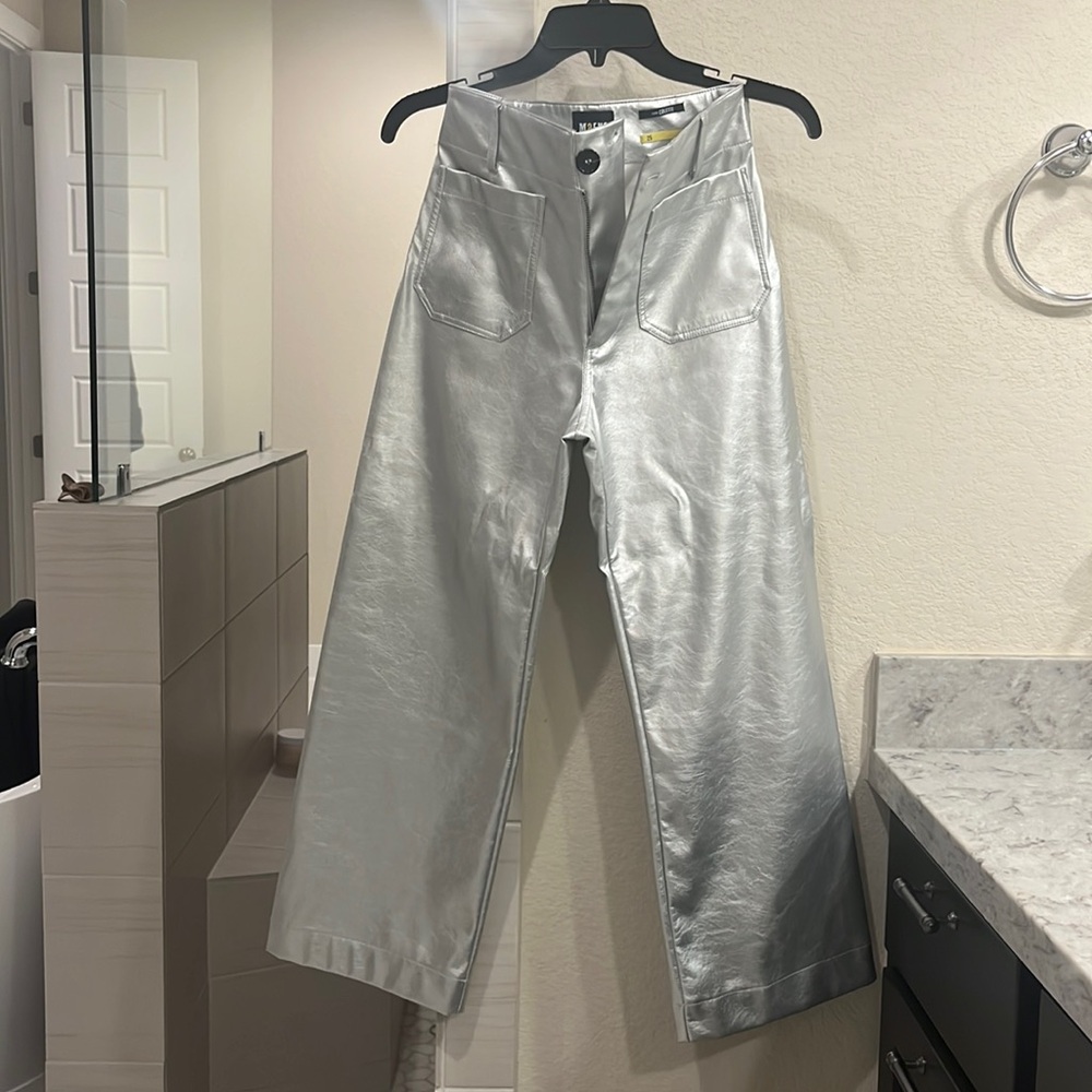 Silver pants by Maeve